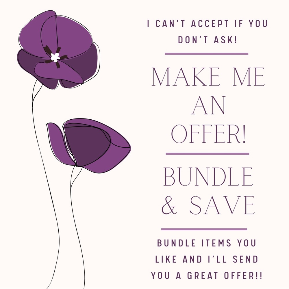 I’m open to all offers!